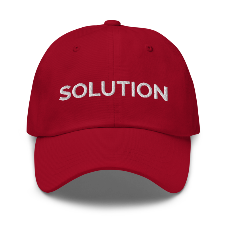 Solution Hat - Cranberry