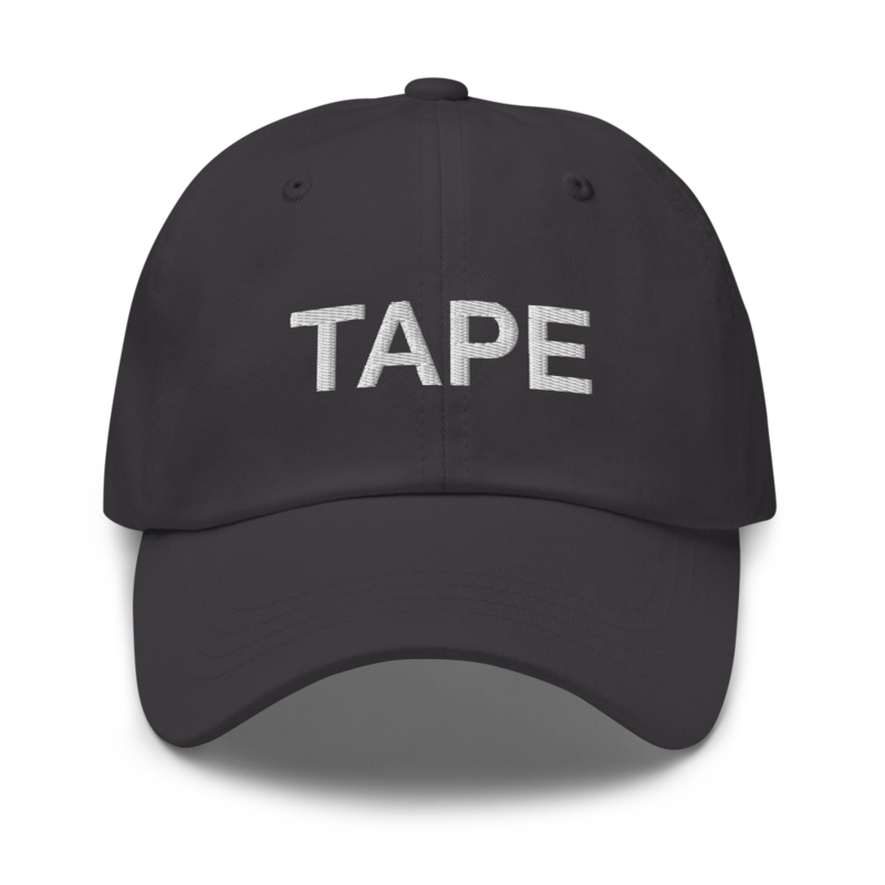 Tape Hat - Dark Grey