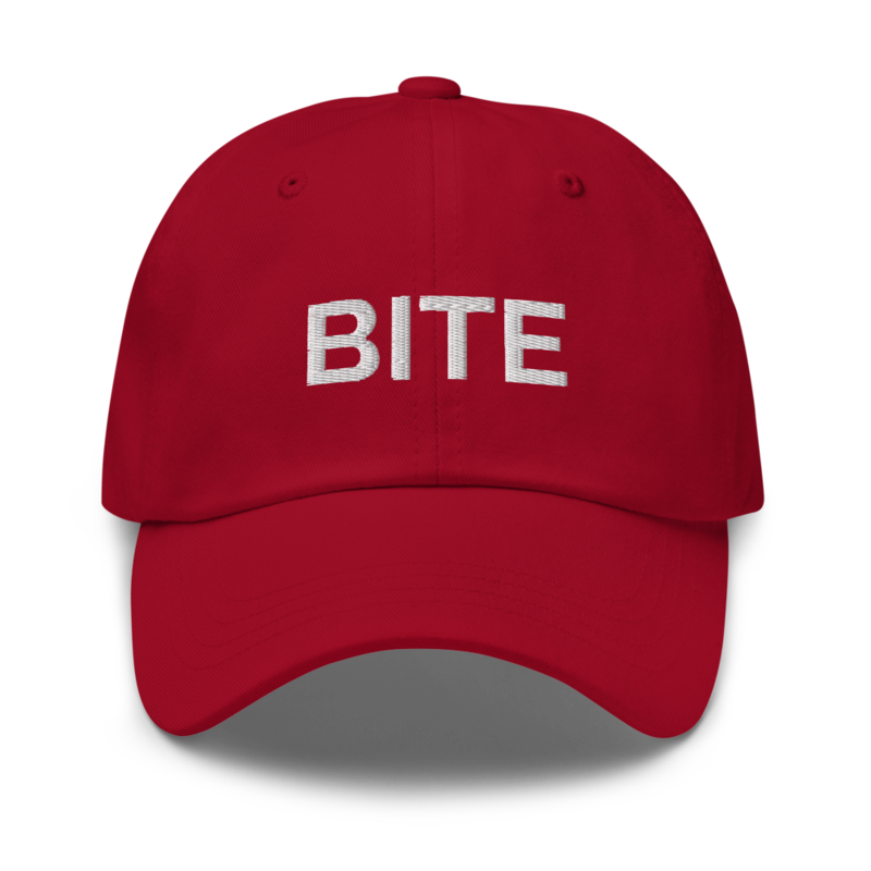 Bite Hat - Cranberry