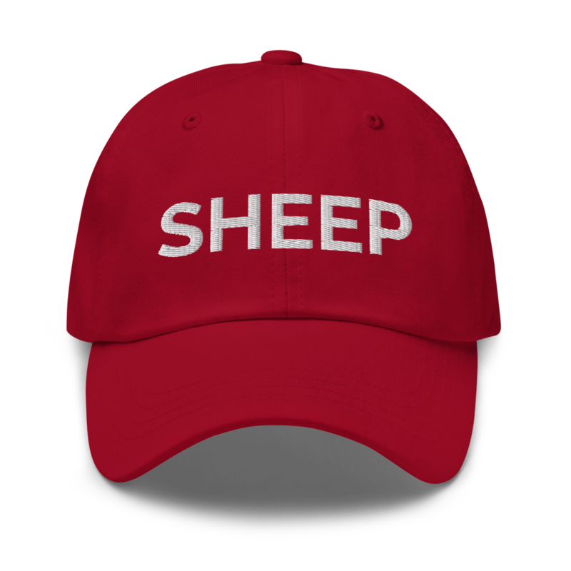 Sheep Hat - Cranberry