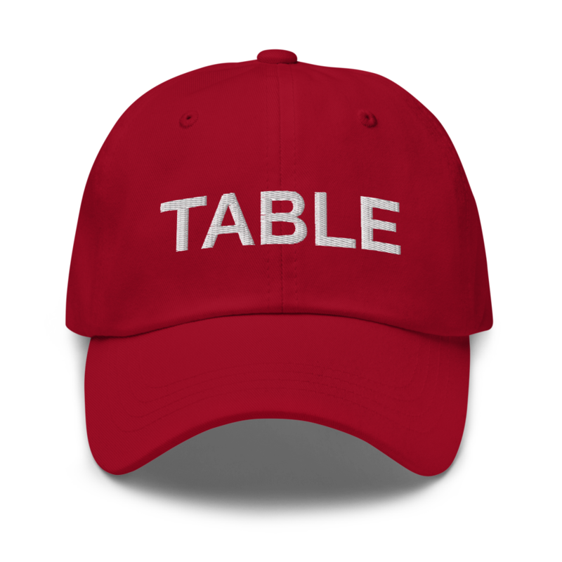 Table Hat - Cranberry