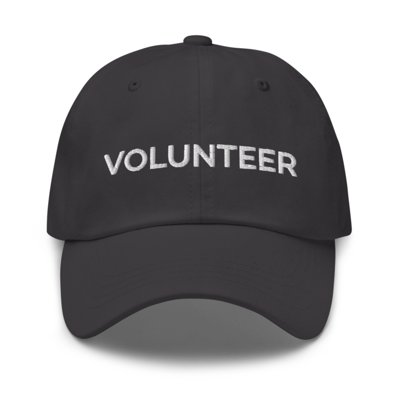 Volunteer Hat - Dark Grey