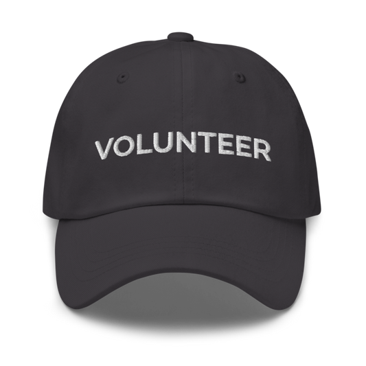 Volunteer Hat - Dark Grey