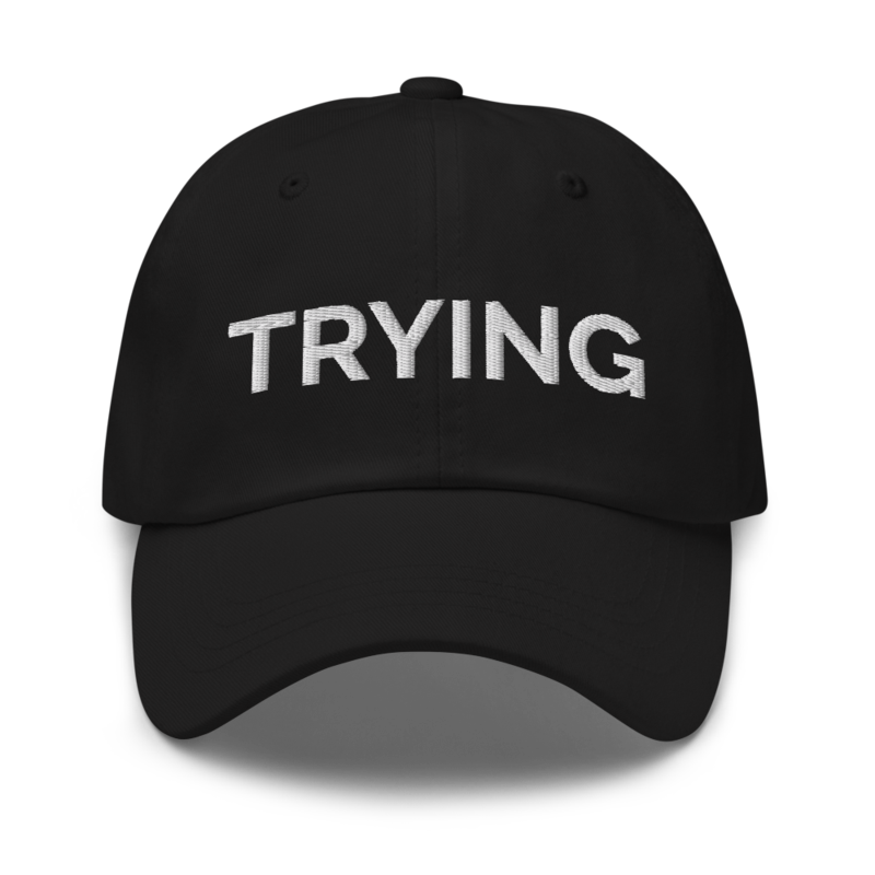 Trying Hat - Black