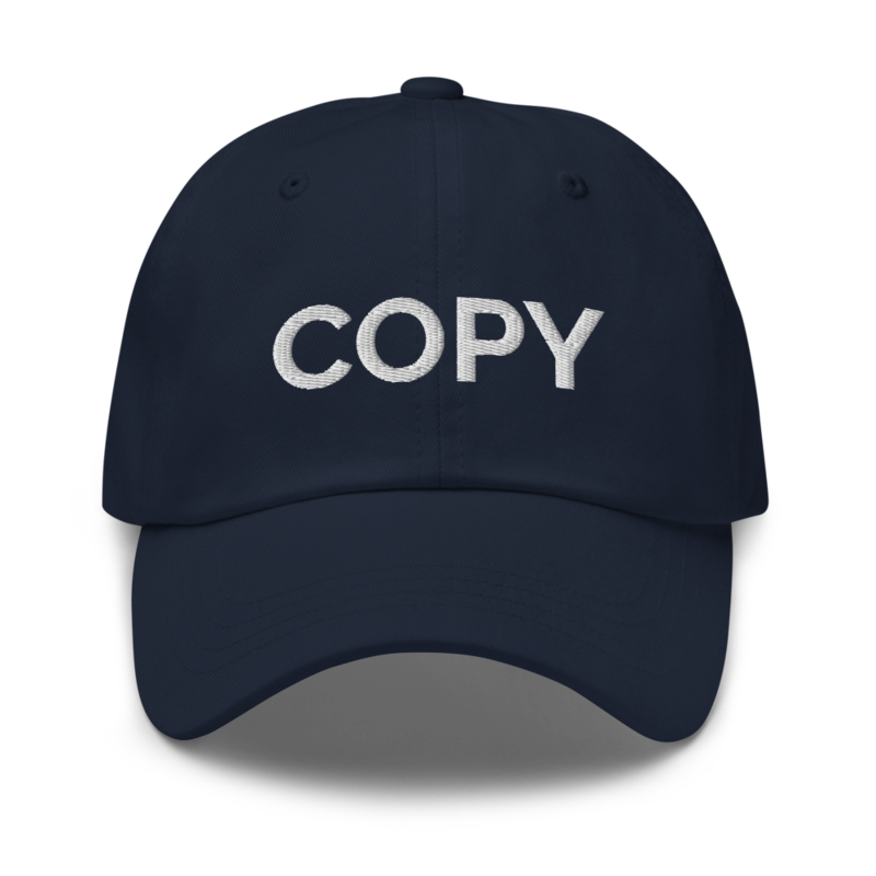 Copy Hat - Navy