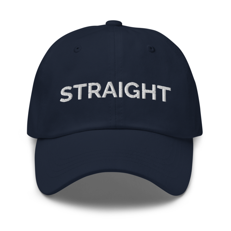 Straight Hat - Navy
