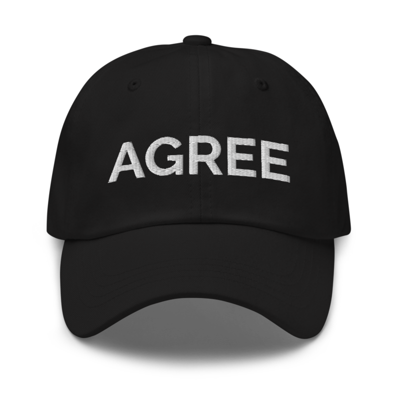 Agree Hat - Black