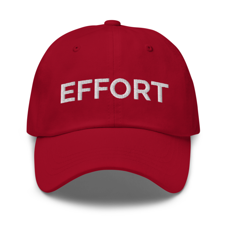Effort Hat - Cranberry
