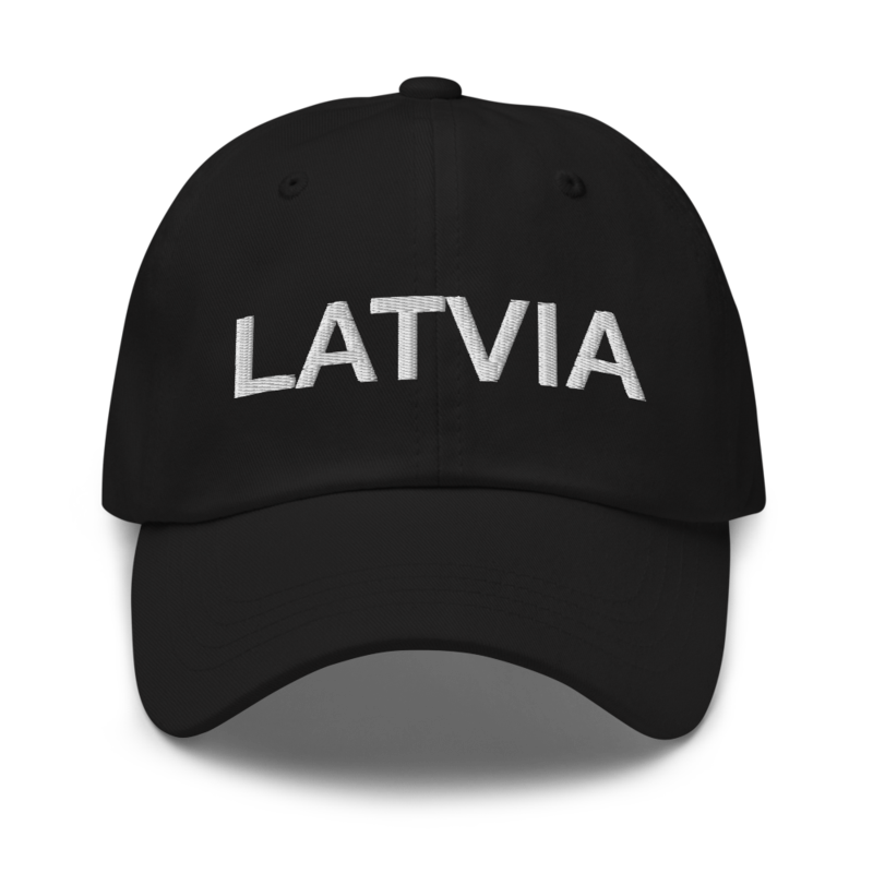 Latvia Hat - Black