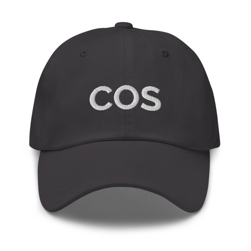 Cos Hat - Dark Grey