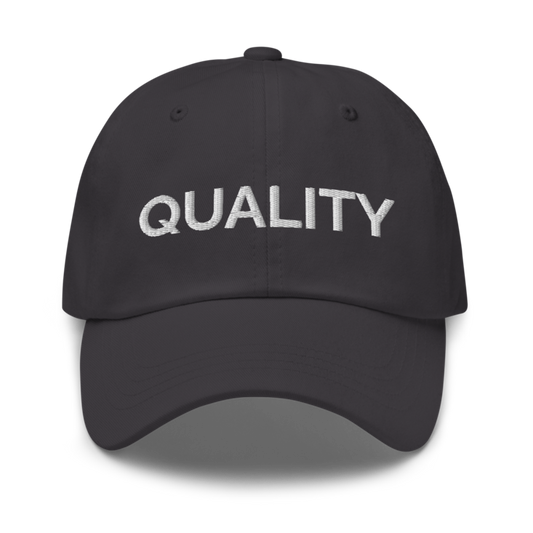 Quality Hat - Dark Grey