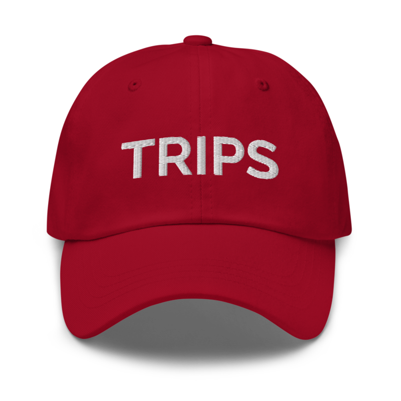 Trips Hat - Cranberry