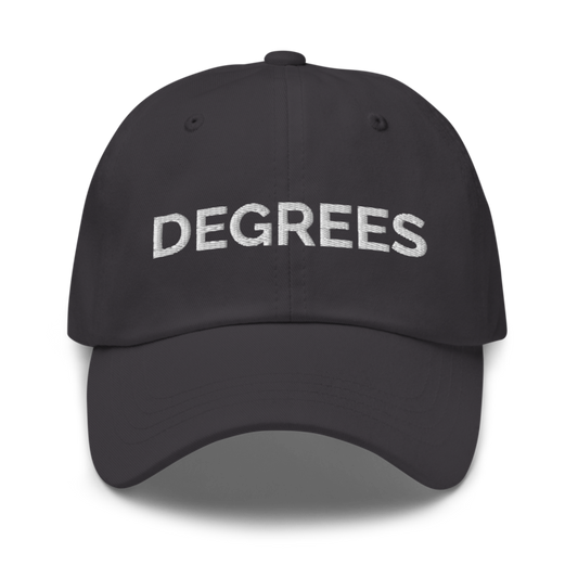 Degrees Hat - Dark Grey