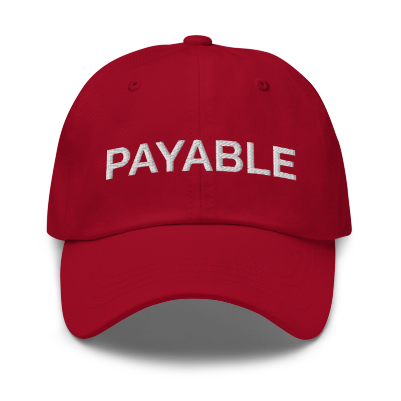 Payable Hat - Cranberry