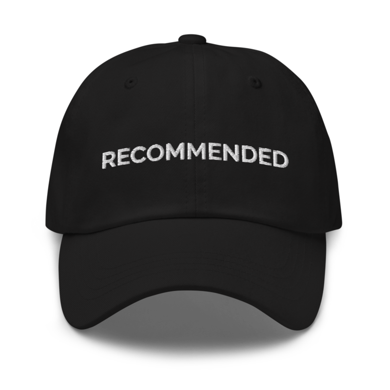 Recommended Hat - Black