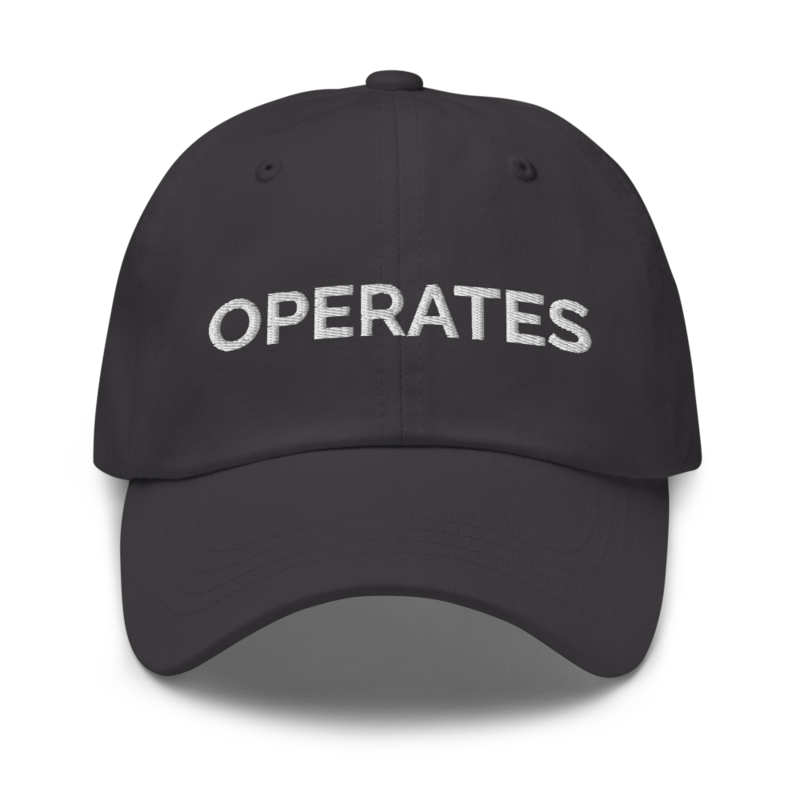 Operates Hat - Dark Grey
