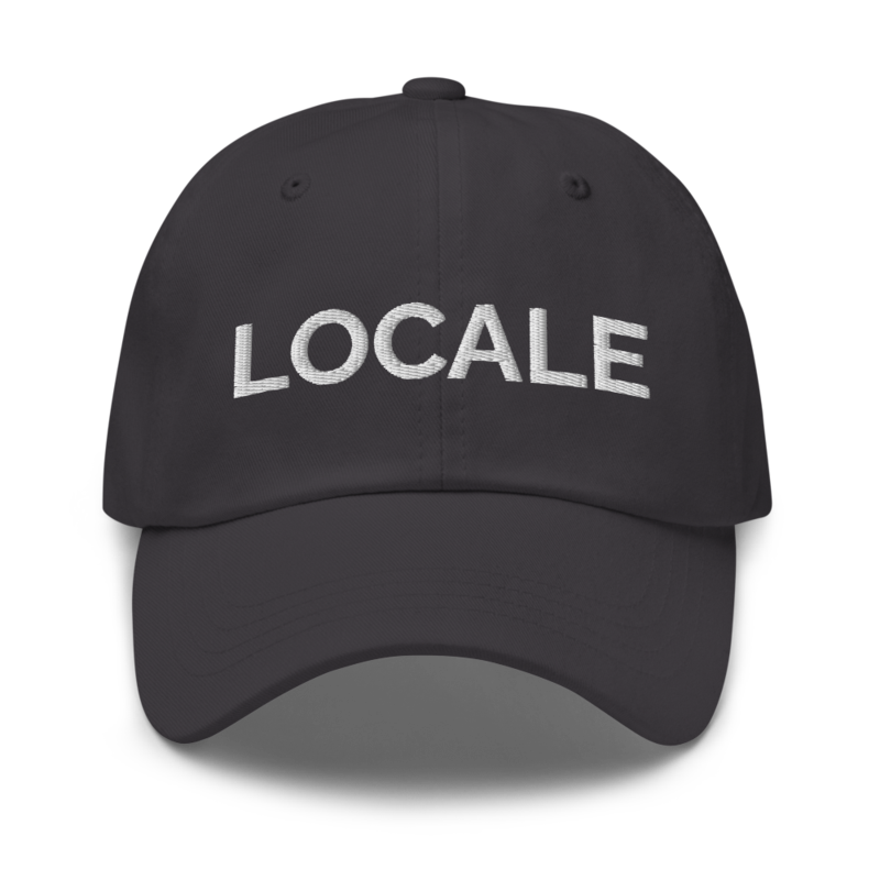 Locale Hat - Dark Grey