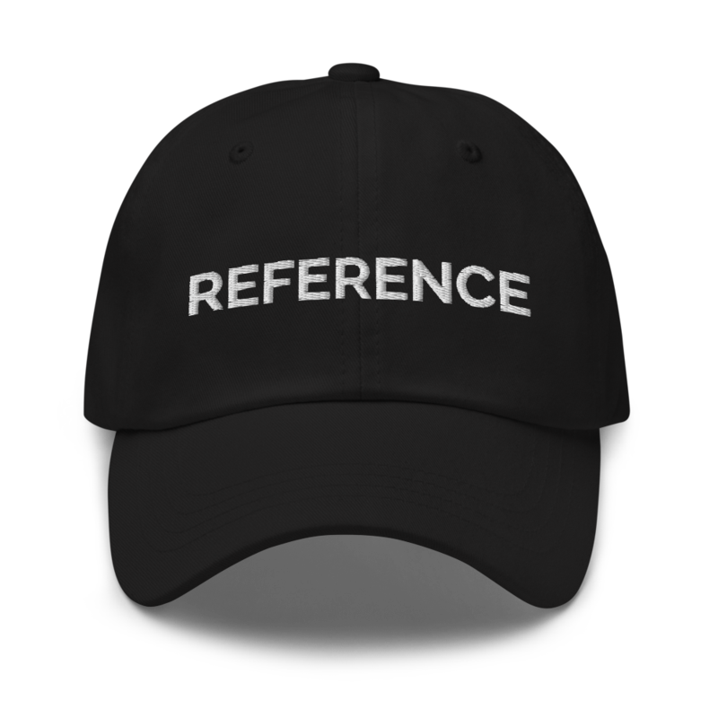 Reference Hat - Black