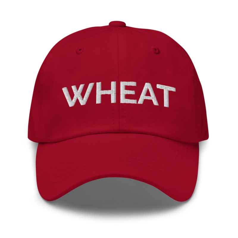 Wheat Hat - Cranberry