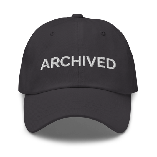 Archived Hat - Dark Grey