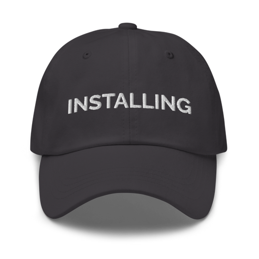 Installing Hat - Dark Grey