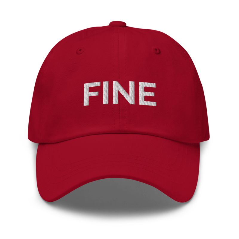 Fine Hat - Cranberry