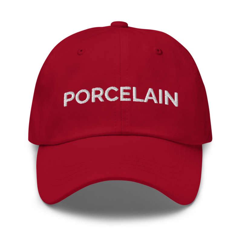 Porcelain Hat - Cranberry