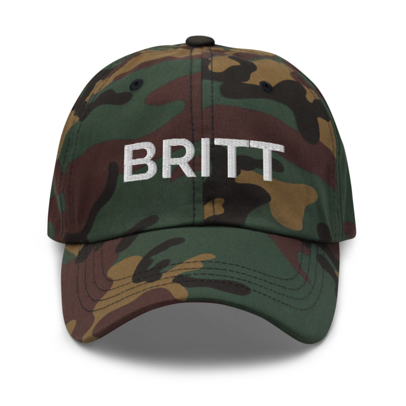 Britt Hat - Green Camo