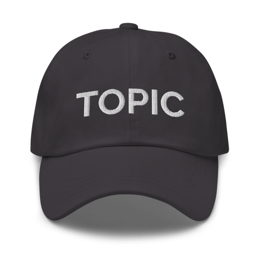 Topic Hat - Dark Grey