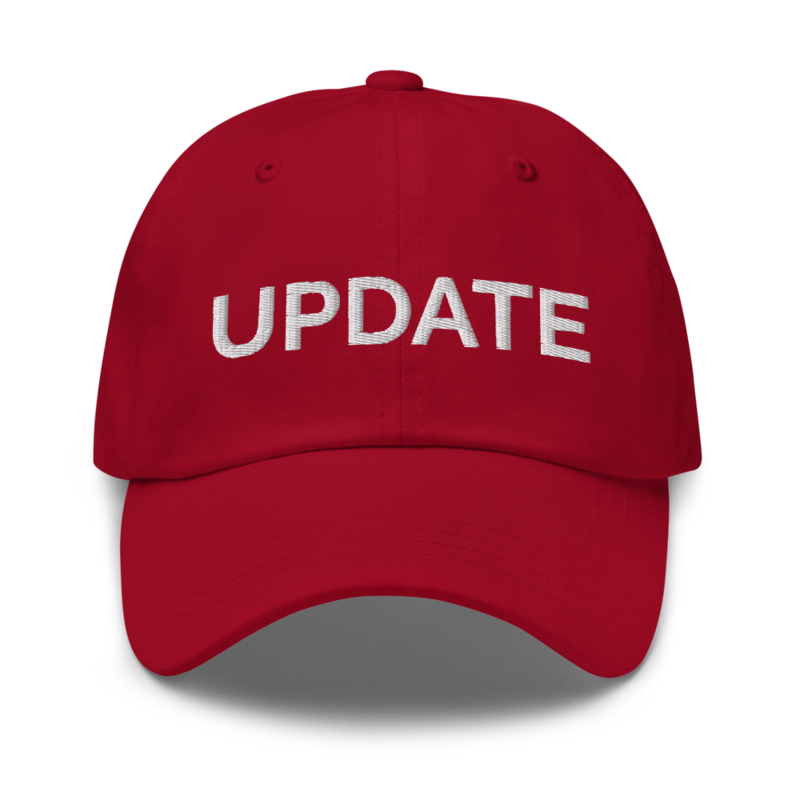 Update Hat - Cranberry
