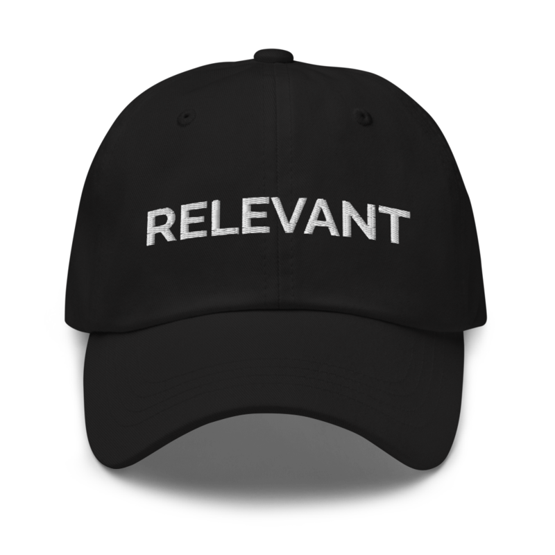 Relevant Hat - Black