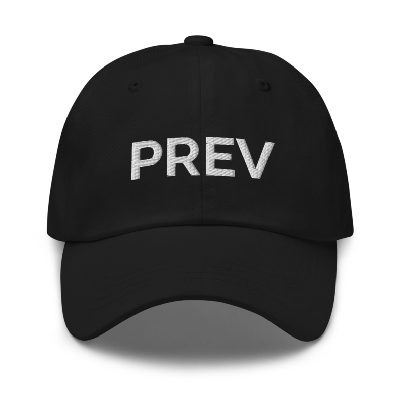 Prev Hat - Black