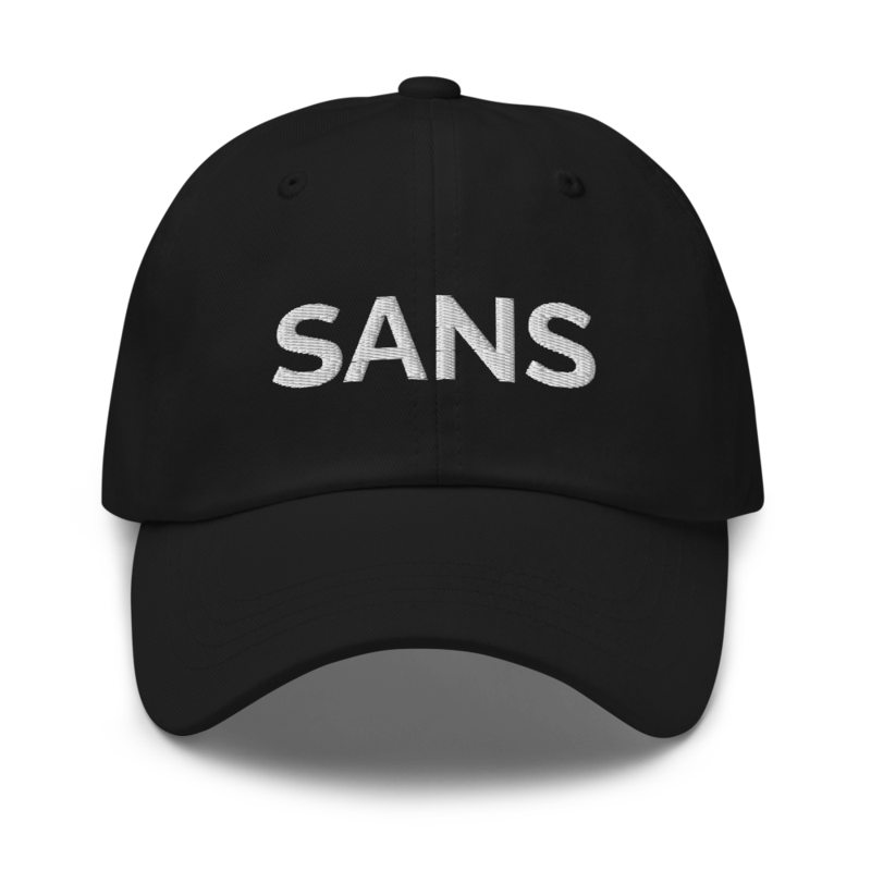 Sans Hat - Black