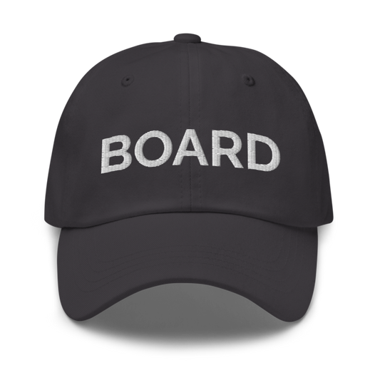 Board Hat - Dark Grey