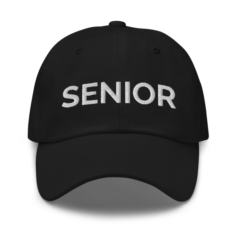 Senior Hat - Black