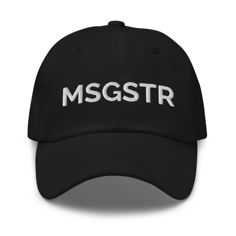 Msgstr Hat - Black