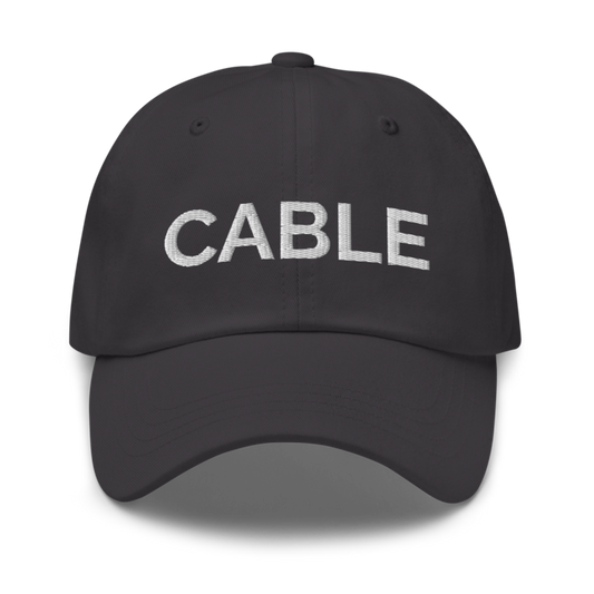 Cable Hat - Dark Grey