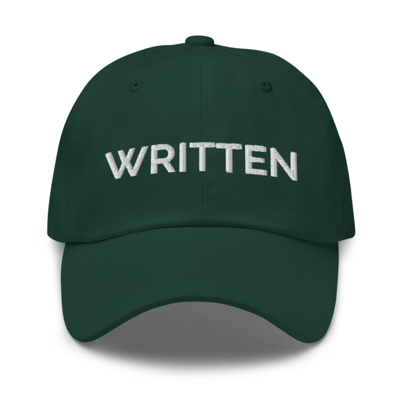 Written Hat - Spruce