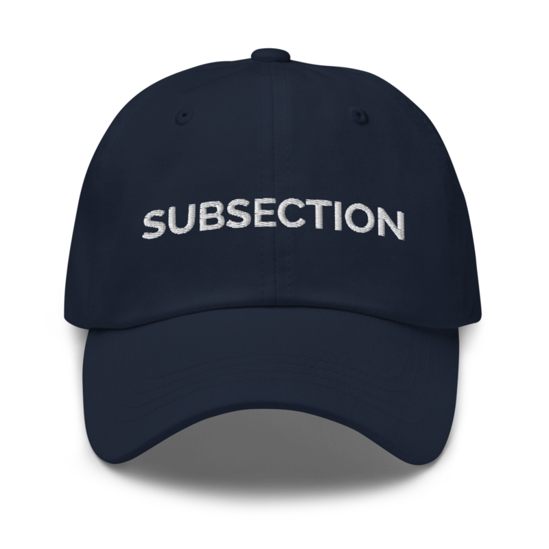 Subsection Hat - Navy