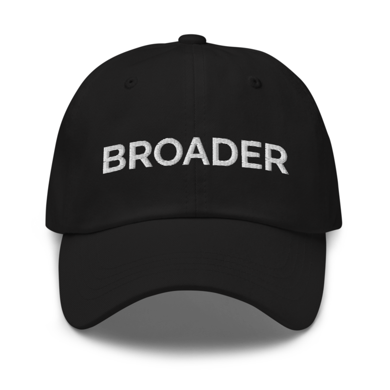 Broader Hat - Black
