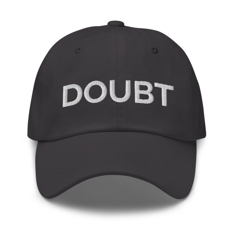 Doubt Hat - Dark Grey