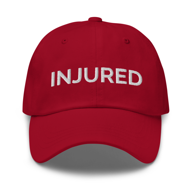 Injured Hat - Cranberry