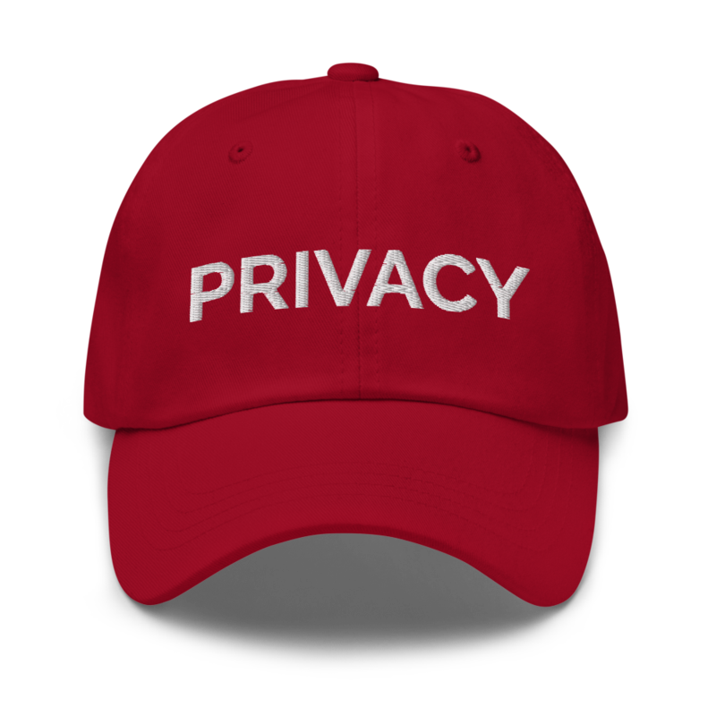 Privacy Hat - Cranberry