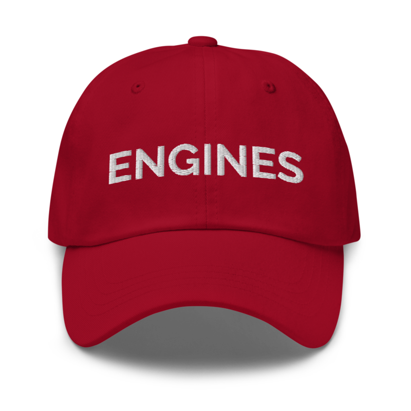 Engines Hat - Cranberry