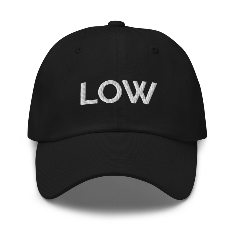 Low Hat - Black