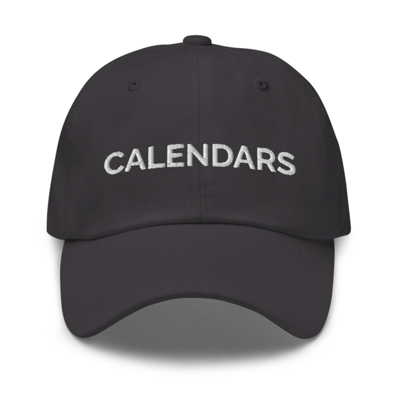 Calendars Hat - Dark Grey
