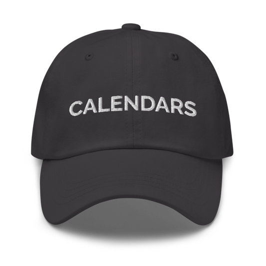 Calendars Hat - Dark Grey