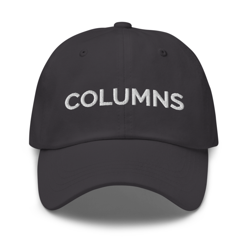 Columns Hat - Dark Grey