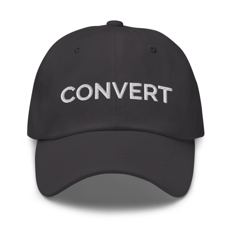 Convert Hat - Dark Grey