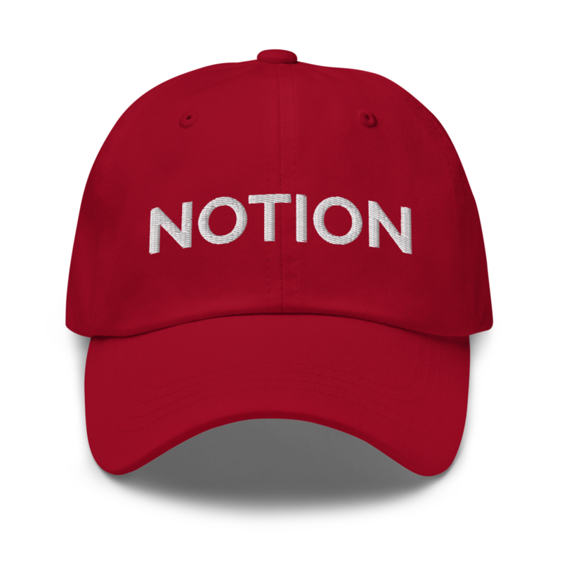 Notion Hat - Cranberry